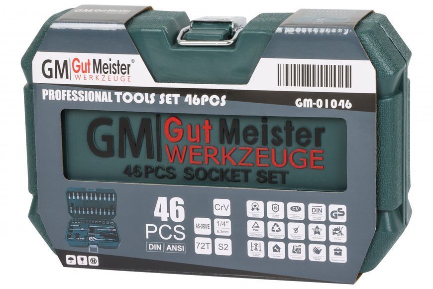 Набір інструментів 46 од., GM-01046 GUT MECHANIC GM-01046 фото