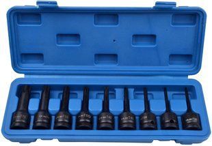 Набір головок ударних 1/2" TORX T20-T70, QS50009 QUATROS QS50009 фото