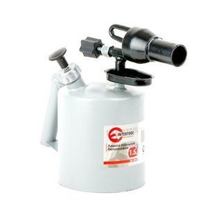 Лампа паяльна бензинова 1.5 л, GB-0032 INTERTOOL GB-0032 фото