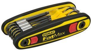 Ключи торцевые 6-гранные раскладные FatMax с фиксатором, 8 частей, 0-97-552 STANLEY 0-97-552 фото
