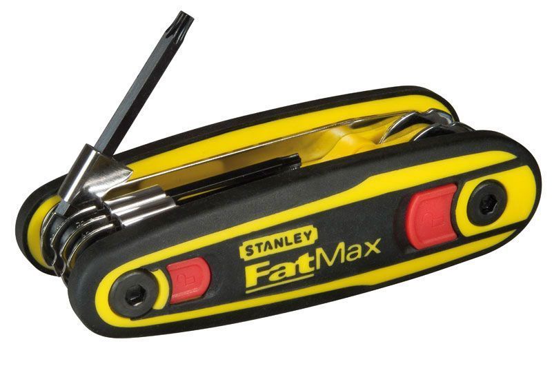 Ключи торцевые 6-гранные раскладные FatMax с фиксатором, 8 частей, 0-97-552 STANLEY 0-97-552 фото