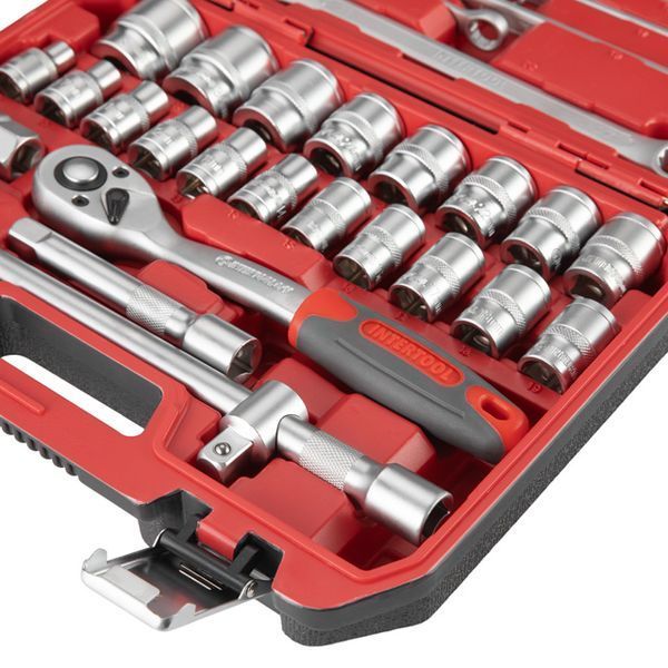 Набор инструментов 1/2" 38ед (ET-6038SP), INTERTOOL ET-9038 ET-9038 фото