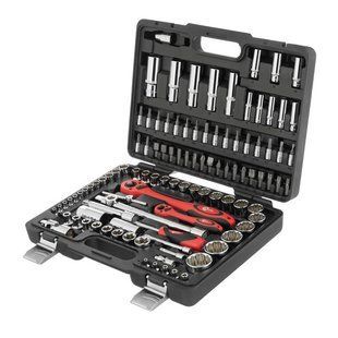 Профессиональный набор инструментов 1/2" & 1/4" 12 гран, 108ед., ET-6109 INTERTOOL ET-6109 фото