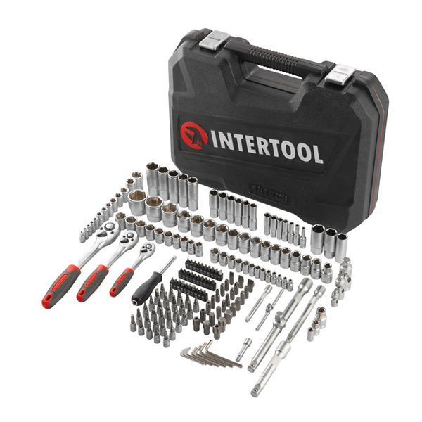 Набор инструментов 1/2" & 3/8" & 1/4" 181од, INTERTOOL ET-9181 ET-9181 фото