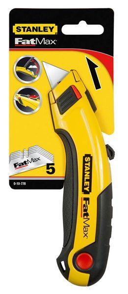Ніж FatMax L= 170 мм. M= 19 мм. висувне лезо, трапецевидне, 0-10-778 STANLEY 0-10-778 фото