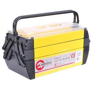 Ящик для інструментів18", 5 секций, 454*210*230 мм, BX-5018 INTERTOOL BX-5018 фото