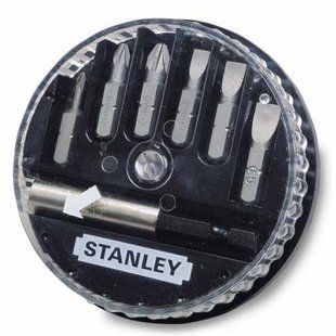 Набор насадок отверточных 1/4 ", SL, PZ, магнитный держатель, 7 шт, 1-68-738 STANLEY 1-68-738 фото