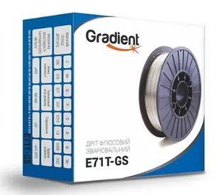 Дріт флюсовий Е71Т-GS GRADIENT 0,8мм/5,0кг Е71Т-GS фото