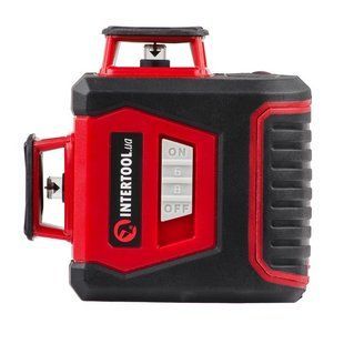 Уровень лазерный 360 град, 3 лазерные головки, зеленый лазер, MT-3067 INTERTOOL MT-3067 фото