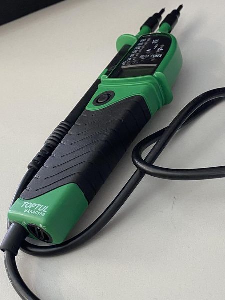 Тестер напруги мультифункціональний з цифровим дисплеєм 12 ~ 690V AC / DC TOPTUL EAAA0169 EAAA0169 фото