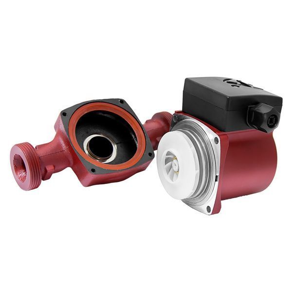 Насос циркуляц 75Вт Hmax 4м Qmax 40л/хв &Oslash;1&frac12;" 180мм бордо + гайки &Oslash;1", WETRON 774212 774212 фото