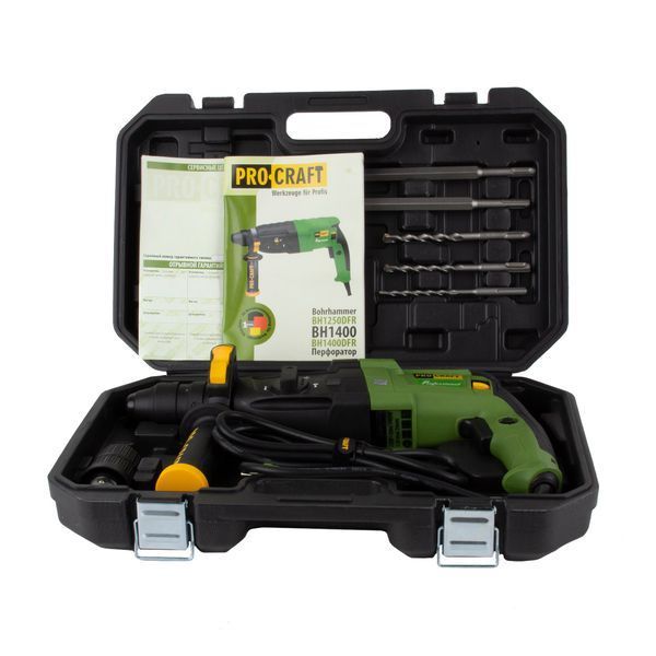 Перфоратор электрический Procraft BH-1400 ДФР прямой BH1400DFR фото
