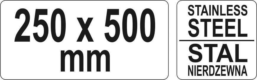 Уголок алюминиевый прямоугольный 90 &deg; L = 250 х 500 мм, YT-7084 YATO YT-7084 фото
