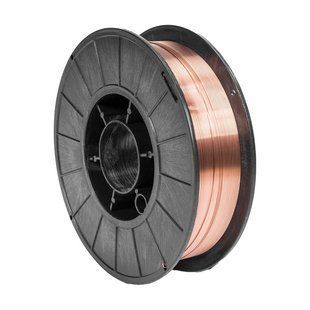 Проволока сварочная омедненная, 0,8 мм, 5 кг, ER70S-6, INTERTOOL EW-5008 EW-5008 фото