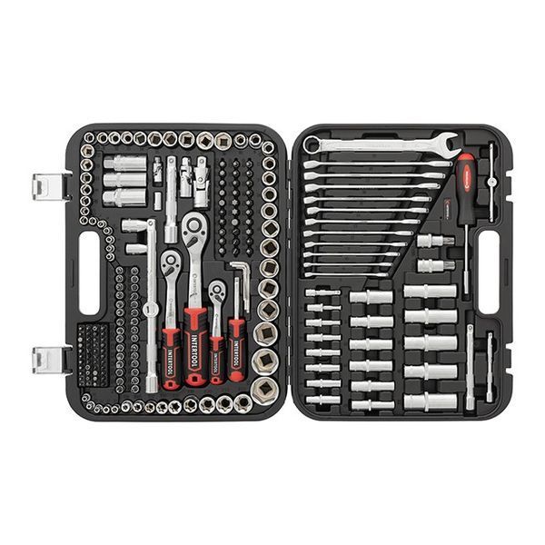 Набір інструментів 1/2 "& 3/8" & 1/4 ", 219ед., Cr-V STORM, ET-8219 INTERTOOL ET-8219 фото