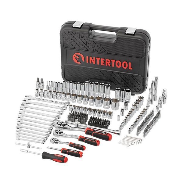 Набір інструментів 1/2 "& 3/8" & 1/4 ", 219ед., Cr-V STORM, ET-8219 INTERTOOL ET-8219 фото