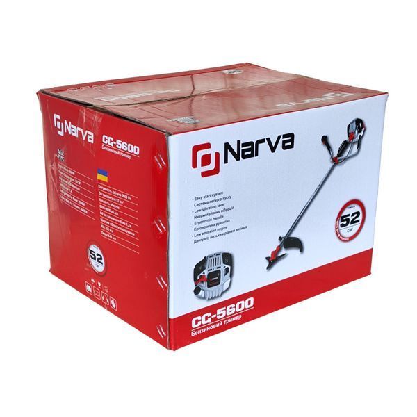 Мотокоса NARVA CG-5600 (3 ножі, 2 катушки, легкий старт, ремінь-рюкзак, круїз-контроль) CG-5600 фото