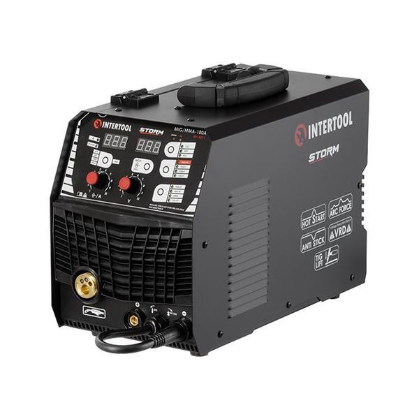 Напівавтомат інверторний MIG/MMA-180A, STORM, INTERTOOL WT-4011 WT-4011 фото