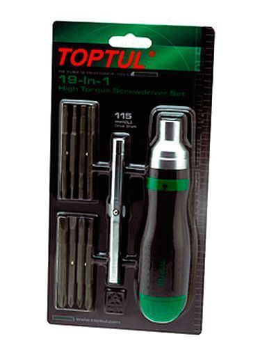 Трещоточная отвертка 19-в-1, GAAR1002 TOPTUL GAAR1002 фото