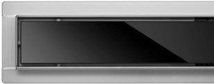 Трап напольный для душа из нержавеющей стали "BLACK GLASS" 60х 7х 7 см, 75386 FALA 75386 фото