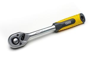 Ключ-тріскачка CrV 1/2 72T Профі, СИЛА 257003 257003 фото
