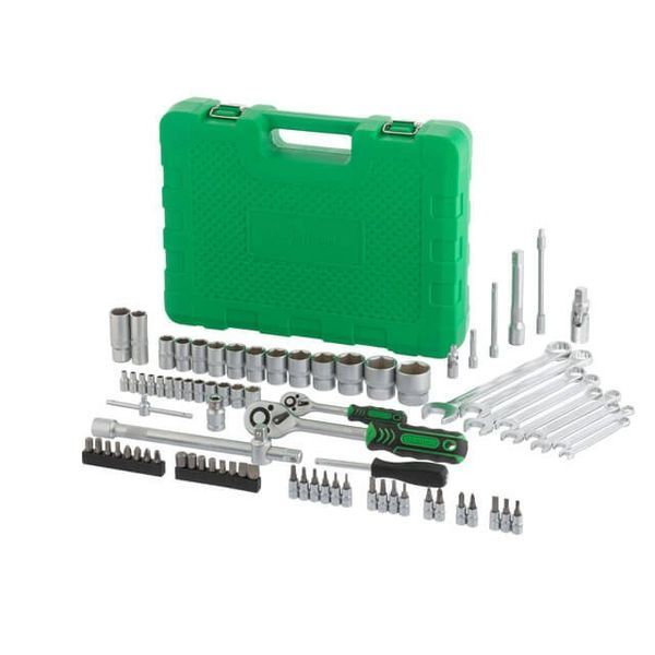 Набор инструментов 1/2" & 1/4", 82ед, Cr-V (ET-6082SP Intertool) ET-6082SP фото