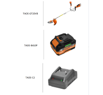 Акумуляторна коса GT20VB + Акумулятор B410P + Зарядний пристрій C2 TAOE-GT20VB+B810P+C4 ТЕХ.АС TAOE-GT20VB+B410P+C2 фото