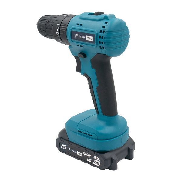 Акумуляторний шуруповерт PROFI-TEC PCD3520BL POWERLine (2&times;PT2020MP (2.0 Аг), зарядний пристрій) PCD3520BL фото