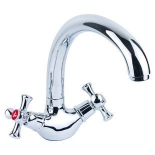 Змішувач s77 &frac12;" для кухні гусак вухо на гайці (PL-4B155C), AQUATICA 9777110 9777110 фото