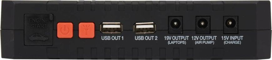 Пусково-зарядная батарея Li-Pol емкость 12 Агод, 300/500 А, питание через USB 5В, 2А, YATO YT-83082 YT-83082 фото