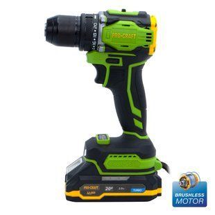 Шуруповерт акумуляторний PROCRAFT PA18PRO (безщітковий, метал. патрон, 1 АКБ 2А/г + З/П) 2025 PA18Pro (з 1 АКБ 2Аг) фото