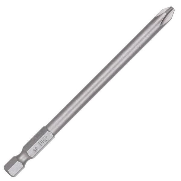 Комплект отверточных насадок PH2*100 мм уп. 10 шт. (VT-0072 Intertool) VT-0072 фото