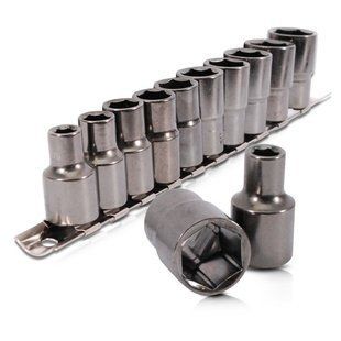 Набір головок 10 шт. 1/2" [ET-6006], ET-6006 INTERTOOL ET-6006 фото