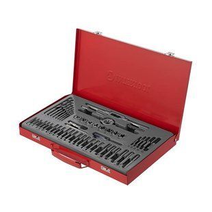 Набор плашек M3-M12 и метчиков M3-M12, 52ед, SD-8052 INTERTOOL SD-8052 фото