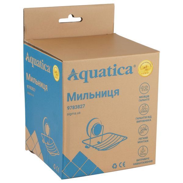 Мыльница на вакуумной присоске s38 135&times;120&times;102мм, AQUATICA 9783827 9783827 фото
