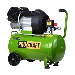 Компресор 50 л, 2.2 кВт, 230 В, 8 атм, 356 л/хв, 2 циліндри Procraft AC52-2 Universal AC52-2 фото