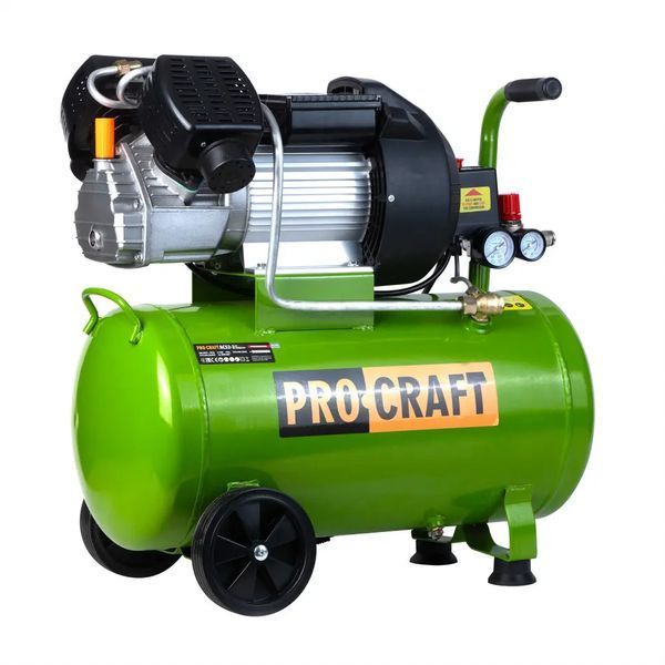 Компресор 50 л, 2.2 кВт, 230 В, 8 атм, 356 л/хв, 2 циліндри Procraft AC52-2 Universal AC52-2 фото