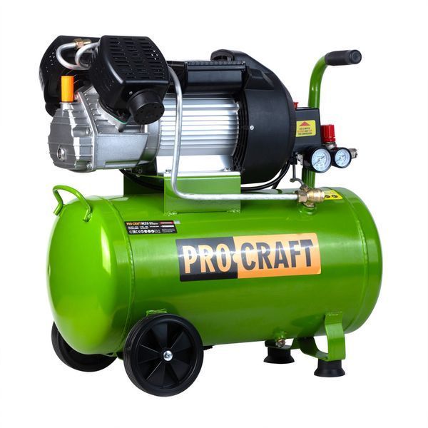 Компресор 50 л, 2.2 кВт, 230 В, 8 атм, 356 л/хв, 2 циліндри Procraft AC52-2 Universal AC52-2 фото