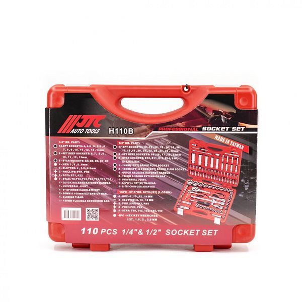 Набор инструмента 1/4"-1/2" 110 ед. (H110B-R72 JTC) H110B-R72 JTC фото
