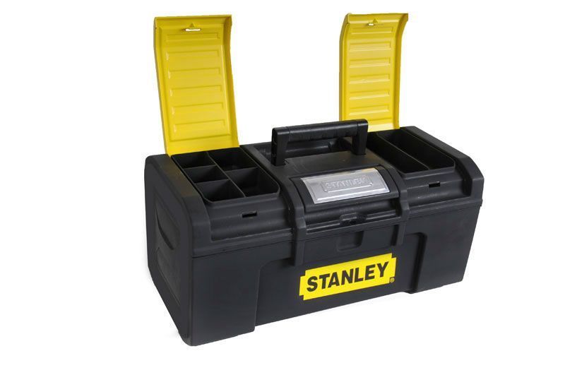 Ящик для инструмента 24 "пластмассовый" Stanley Line Toolbox "59.5 x 28.1 x 26 см, 1-79-218 STANLEY 1-79-218 фото