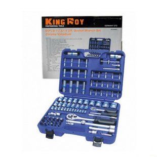 Набор инструментов универсальный 1/4"&1/2"DR 12-гр. 94 ед., 094MDA-12 KingRoy (8126) 8126 KR фото