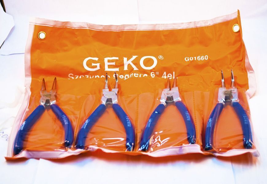 Знімач стопорних кілець 160 мм - набір 4 шт, G01660 GEKO G01660 фото