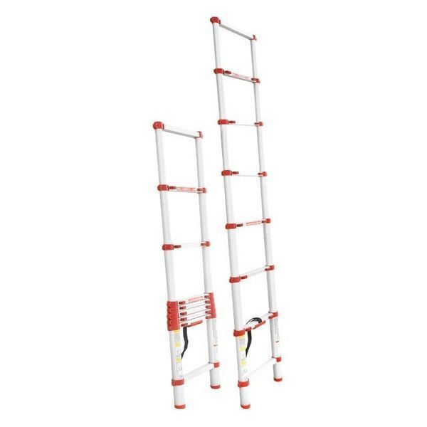 Лестница алюминиевая телескопическая 8ступ. 2.60м (LT-3026 Intertool) LT-3026 фото