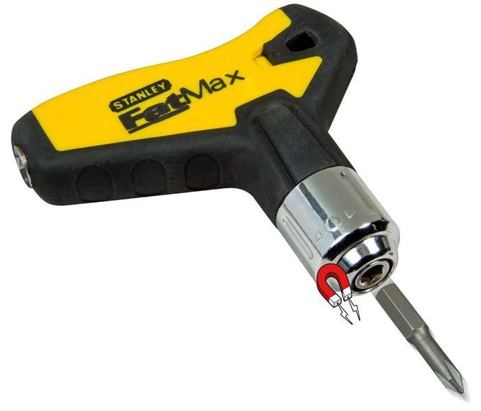Викрутка + 25 насадок FatMax реверсивна STANLEY 0-79-153 0-79-153 фото