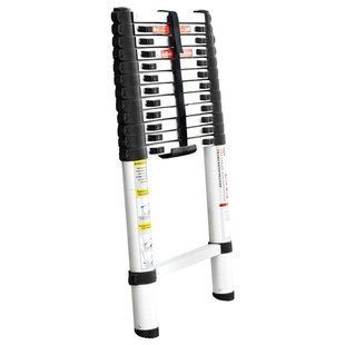 Лестница алюминиевая телескопическая 12ступ. 3.80м (LT-3038 Intertool) LT-3038 фото