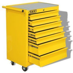 Візок інструментальний СКІФ 27&Prime; 680мм 7 ящиків, SKIF SF-700728 SF-700728 фото