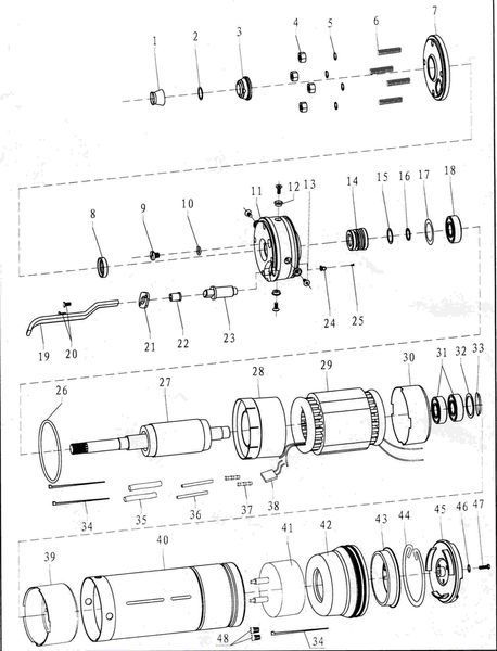 Насос відцентровий 2.2кВт H 113(67)м Q 180(133)л/хв &Oslash;102мм, DONGYIN 777154 777154 фото