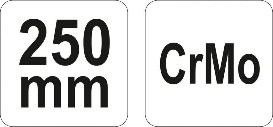 Кліщі затискні Cr-Mo, L= 250 мм, YT-2451 YATO YT-2451 фото